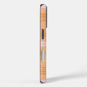 ピンクとオレンジの輝くイカット Case-Mate iPhoneケース (裏面 / 右)