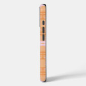 ピンクとオレンジの輝くイカット Case-Mate iPhoneケース (裏面 / 左)