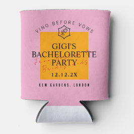 ピンクとオレンジのVeuve Before Vows ビールスリーブ 缶クーラー
