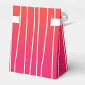 ピンクとオレンジグラデーションとベギストライプー模様 フェイバーボックス (裏面サイド)