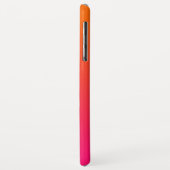 ピンクとオレンジグラデーション色 Case-Mate iPhoneケース (裏面/左)