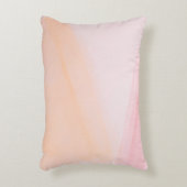 ピンクとオレンジ絵を描 アクセントクッション (正面(垂直))