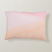 ピンクとオレンジ絵を描 アクセントクッション (裏面)