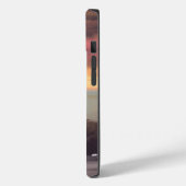 ピンクとオレンジ色の空を持つ海岸灯台 Case-Mate iPhoneケース (裏面 / 左)