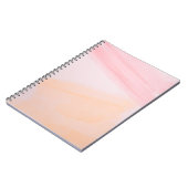 ピンクとオレン絵を描ジ ノートブック (左側)