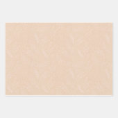 ピンクとクラフトの組み合エレガントわせ ラッピングペーパーシート (正面)