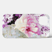 ピンクとクリームのフラワー Case-Mate iPhoneケース (裏面 (横))