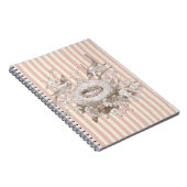 ピンクとクリームの背景のラ・プティ・ファミリー ノートブック (右側)