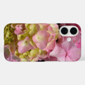 ピンクとクリームアジサイ Case-Mate iPhoneケース (裏面 (横))