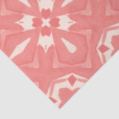 ピンクとクリームカラーアートデコデコデコページ紙 薄葉紙 (詳細)