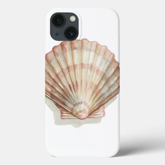 ピンクとクリームシーシェル Case-Mate iPhoneケース (裏面)