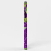 ピンクとクリームパープルバラの水彩グリッター Case-Mate iPhoneケース (裏面/右)