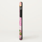 ピンクとクリームピンクの水彩バラグリッター Case-Mate iPhoneケース (裏面/左)