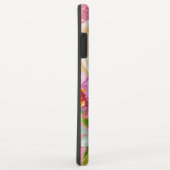 ピンクとクリームピンクの水彩バラグリッター Case-Mate iPhoneケース (裏面/右)