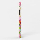 ピンクとクリームピンクの水彩バラグリッター Case-Mate iPhoneケース (裏面/右)