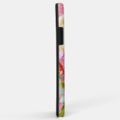 ピンクとクリームピンクの水彩バラグリッター Case-Mate iPhoneケース (裏面/右)