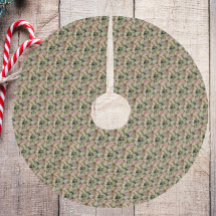 ピンクとクリーム色のポインセチア模様