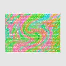 ピンクとグリーンに渦巻く