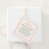 ピンクとグリーンのおもしろい結婚の歓迎抱き枕バスケット フェイバータグ (インサイチュ)