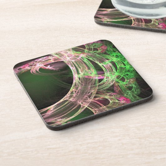 ピンクとグリーンのエネルギー コースター (左側)