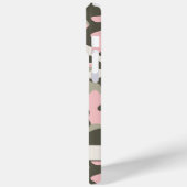 ピンクとグリーンのカモフラージュ オリジナルデザイン Case-Mate iPhoneケース (裏面 / 左)