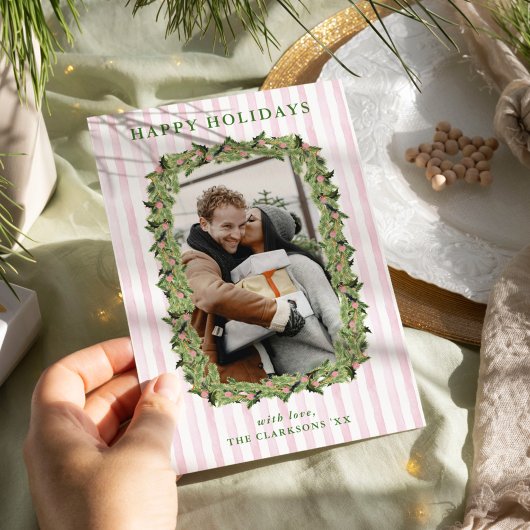 ピンクとグリーンのグランドミレニアルリース シーズンカード