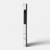 ピンクとグリーンのケース Case-Mate iPhoneケース (裏面 / 左)