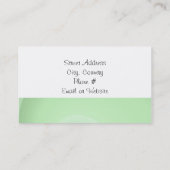 ピンクとグリーンのデザイナーケーキ 名刺 (裏面)
