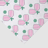 ピンクとグリーンのピックボール 薄葉紙 (詳細)