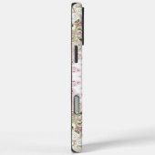 ピンクとグリーンのフローラル・マンダラ柄デザイン Case-Mate iPhoneケース (裏面 / 右)