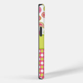 ピンクとグリーンのペイズリーアルギルズ電話ケース Case-Mate iPhoneケース (裏面 / 右)