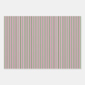 ピンクとグリーンのミニマルなクリスマス ラッピングペーパーシート (正面3)