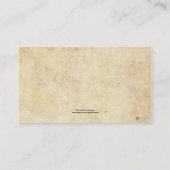 ピンクとグリーンのヴィンテージダマスコウェディングプレイスカード プレイスカード (裏面)