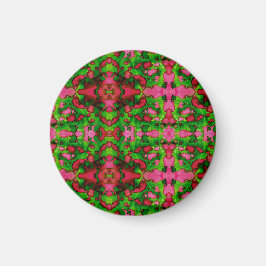 ピンクとグリーンの勉強 マグネット