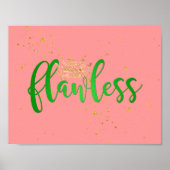 ピンクとグリーンの完璧なポスター ポスター (正面)