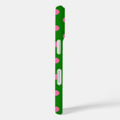 ピンクとグリーンの水玉模様デザイン Case-Mate iPhoneケース (裏面 / 右)
