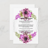 ピンクとグリーンの水色フローラ安全対策 (正面/裏面)