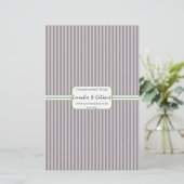 ピンクとグリーンの縦ストライプ向きソープ紙シート (スタンド正面)