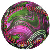 ピンクとグリーンの芝生鉢、ソフトボール ソフトボール (正面左)