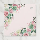 ピンクとグリーンの魅力庭園 フェイバータグ (裏面)