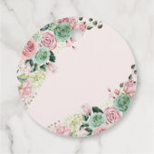 ピンクとグリーンの魅惑ガーデンサークル フェイバータグ (裏面)