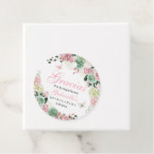 ピンクとグリーンの魅惑ガーデンサークル フェイバータグ (インサイチュ)