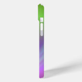 ピンクとグリーンのiphoneケース Case-Mate iPhoneケース (裏面 / 左)