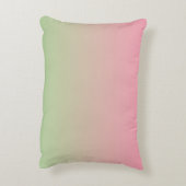 「ピンクとグリーングラデーション」 アクセントクッション (裏面(縦))