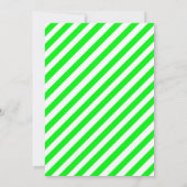 ピンクとグリーンタイガー 招待状 (裏面)