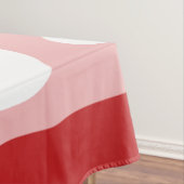 ピンクとグリーンポップ・アートのチキン テーブルクロス (インサイチュ)