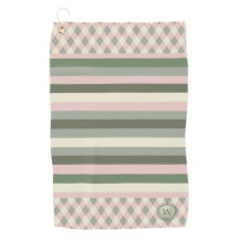 ピンクとグリーンモノグラムの