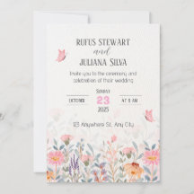 ピンクとグリーン結婚フローラ