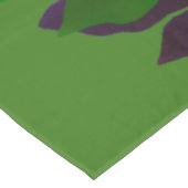 ピンクとグリーン葉のリーフアートテーブルクロス テーブルクロス (アングル)