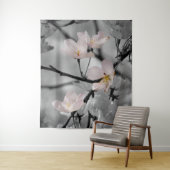ピンクとグレイの桜 タペストリー (インサイチュ)